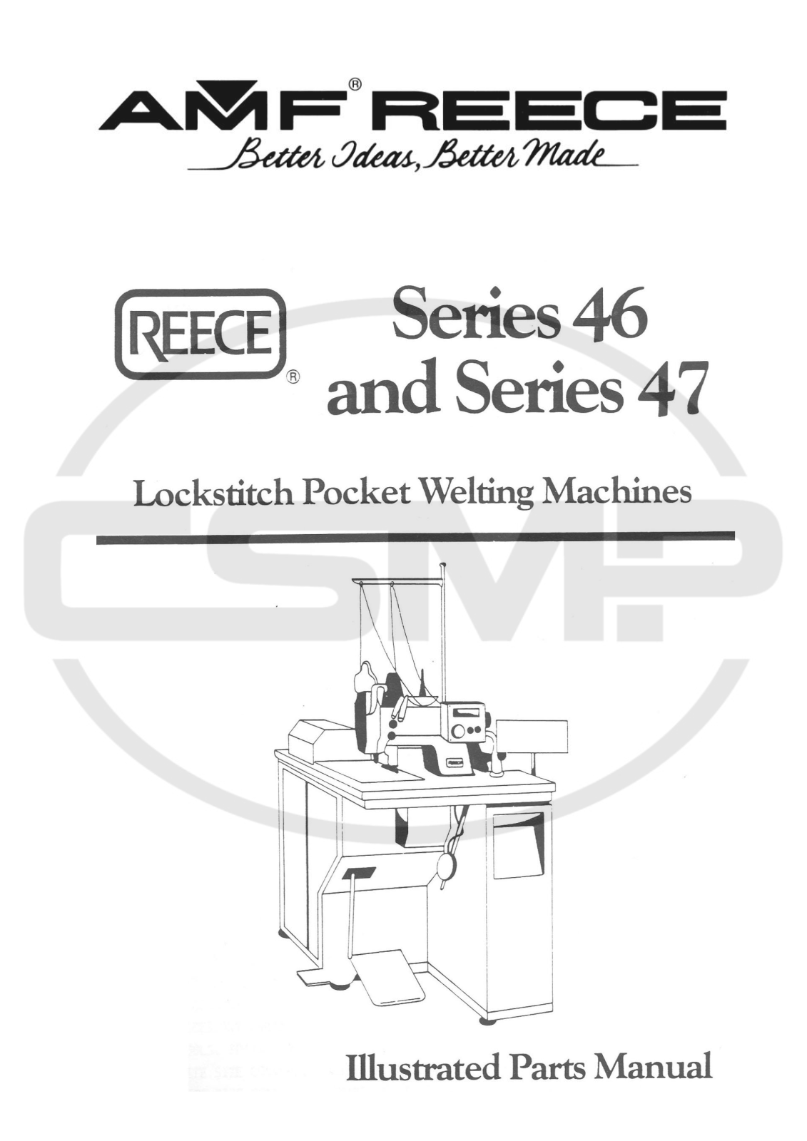 Reece SERIES-47 Parts Book