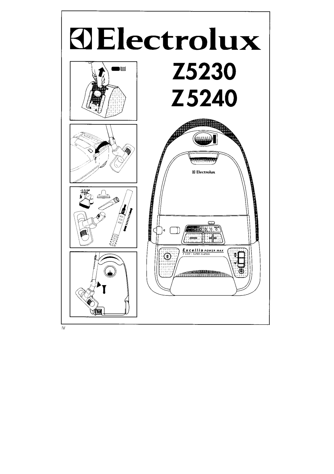 AEG Z5230, Z5245, Z5240 User Manual