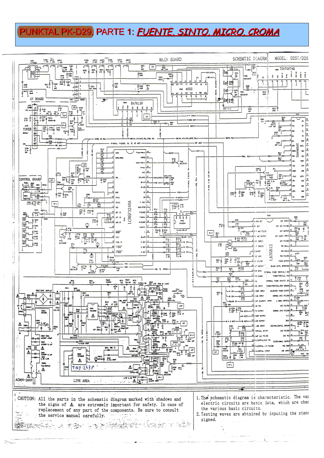 PUNKTAL PK-D29A Schematic - ManualMachine.com