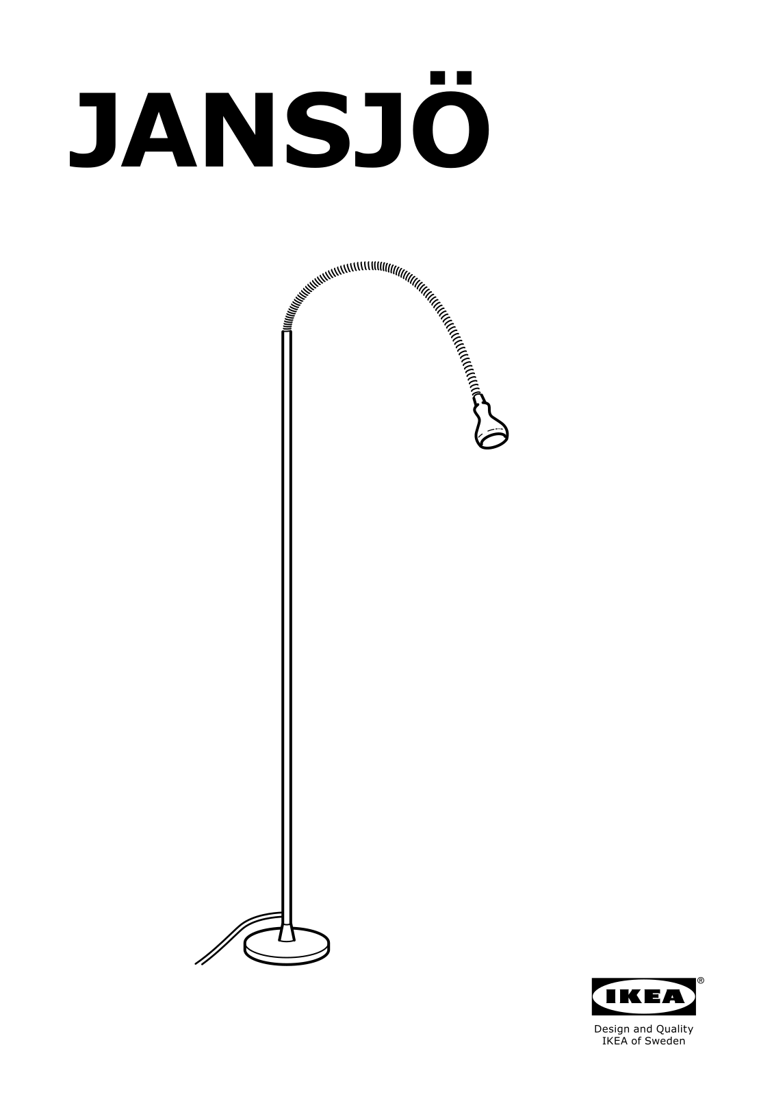 IKEA JANSJO User Manual