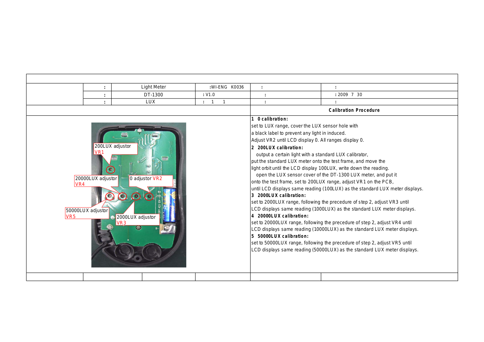 VOLTCRAFT MS-1300 User guide