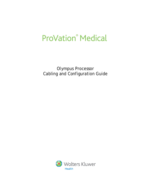 Wolters Kluwer ProVation User Manual