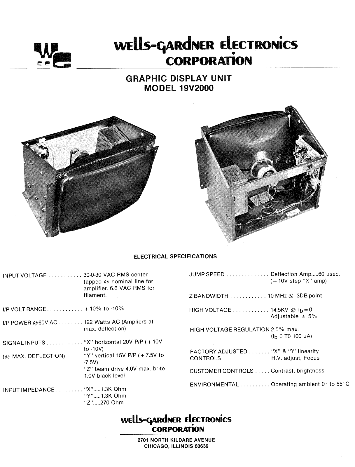 WG 19V2000 User Guide