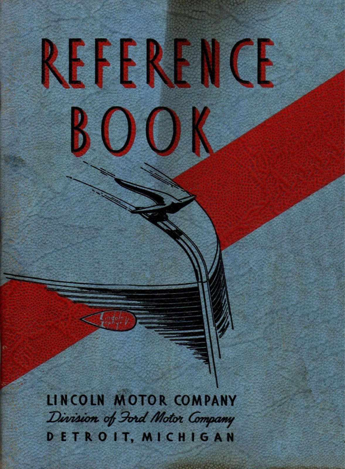 Lincoln Zephyr 1937 Operating Instructions