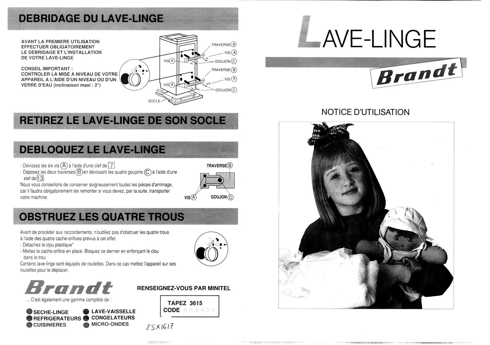 BRANDT MLB447, LMA4 User Manual