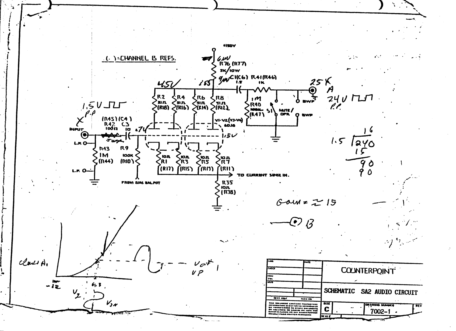 Counterpoint SA-2 Schematic