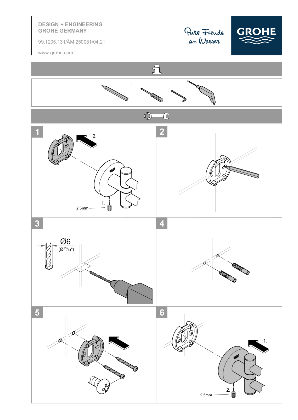 GROHE 40800001 User guide - ManualMachine.com