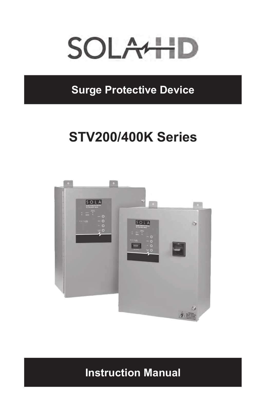 Emerson STV 200 400K Single Three Phase Specification Sheet