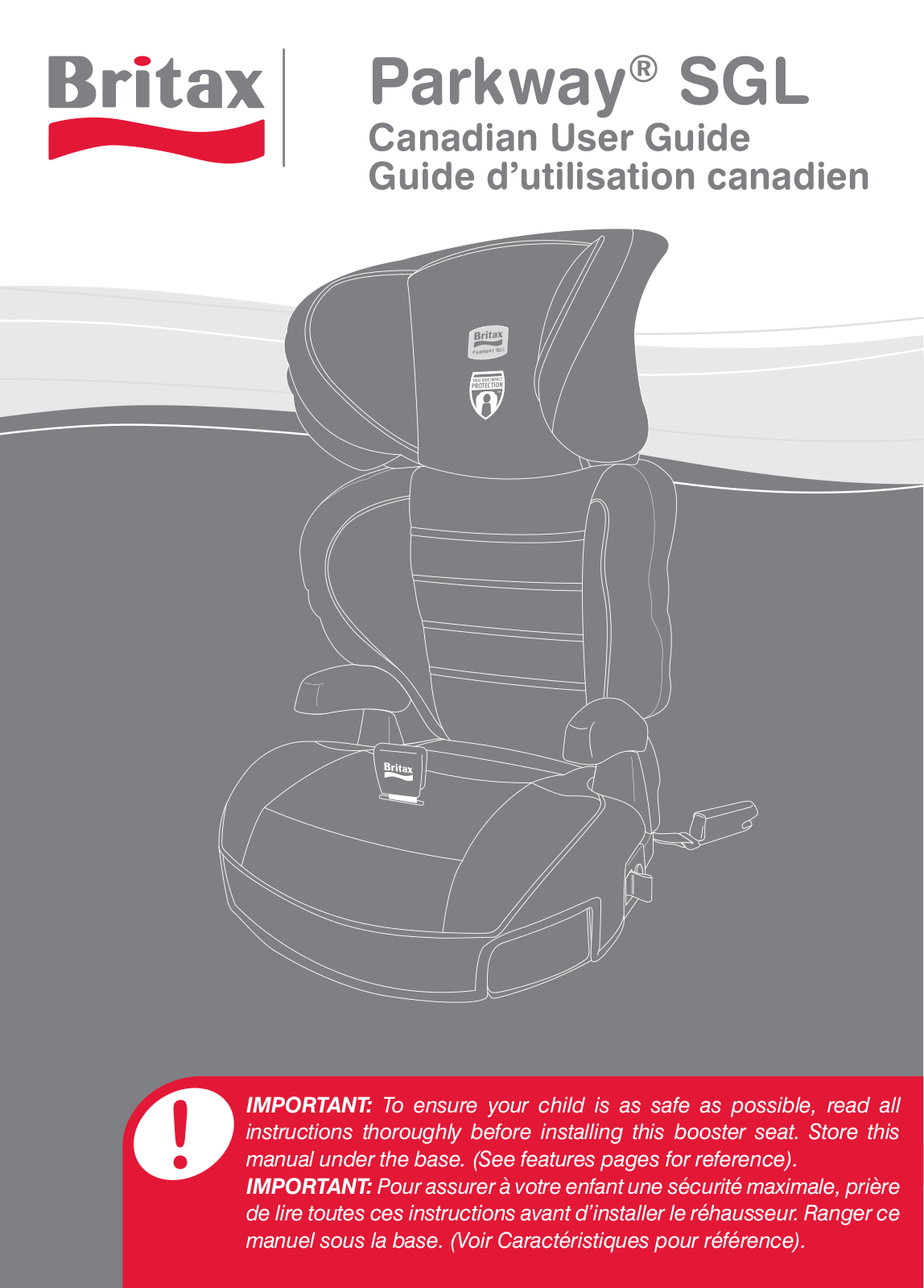 Britax PARKWAY SGL User Manual