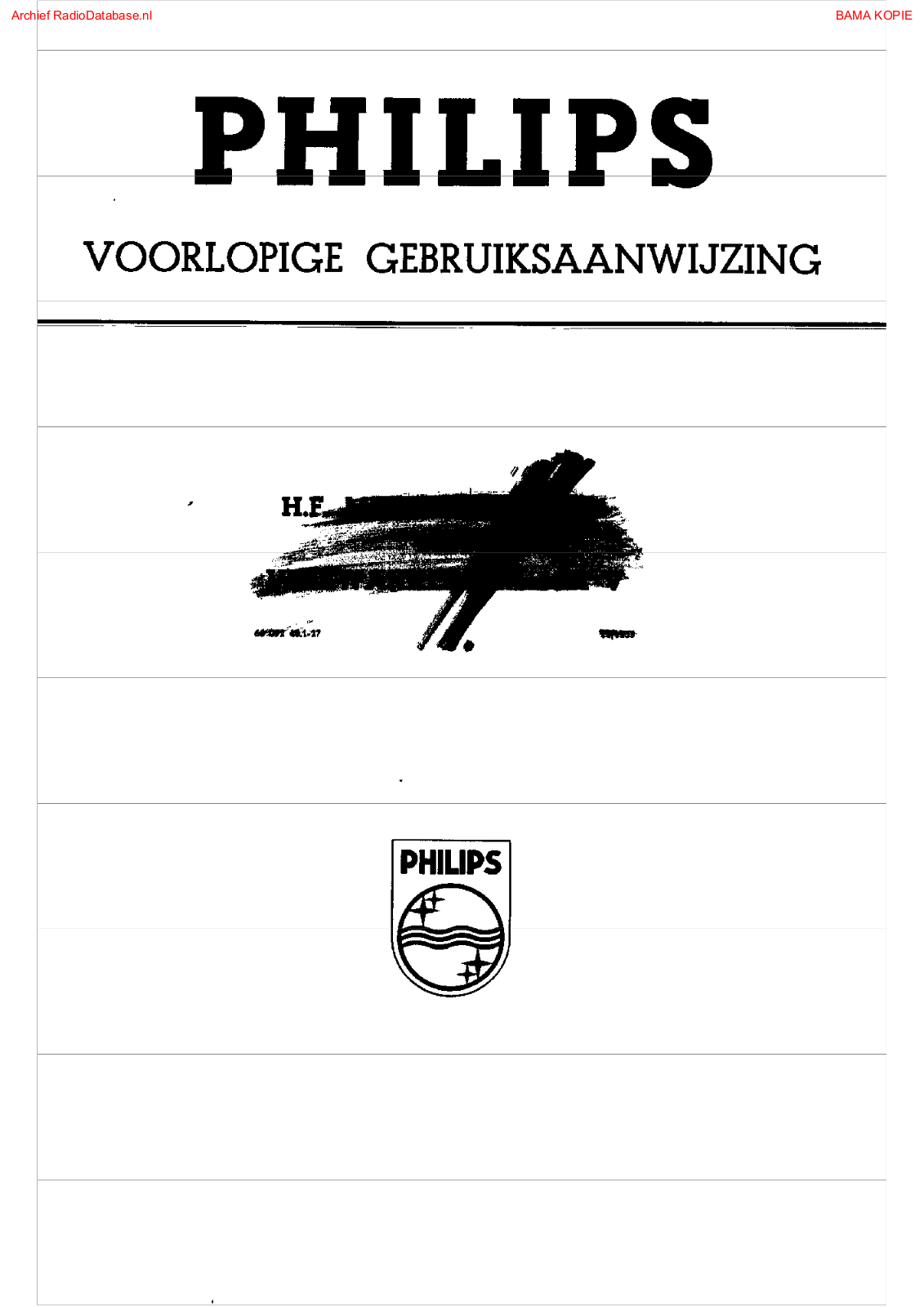 Philips gm6011 User Manual