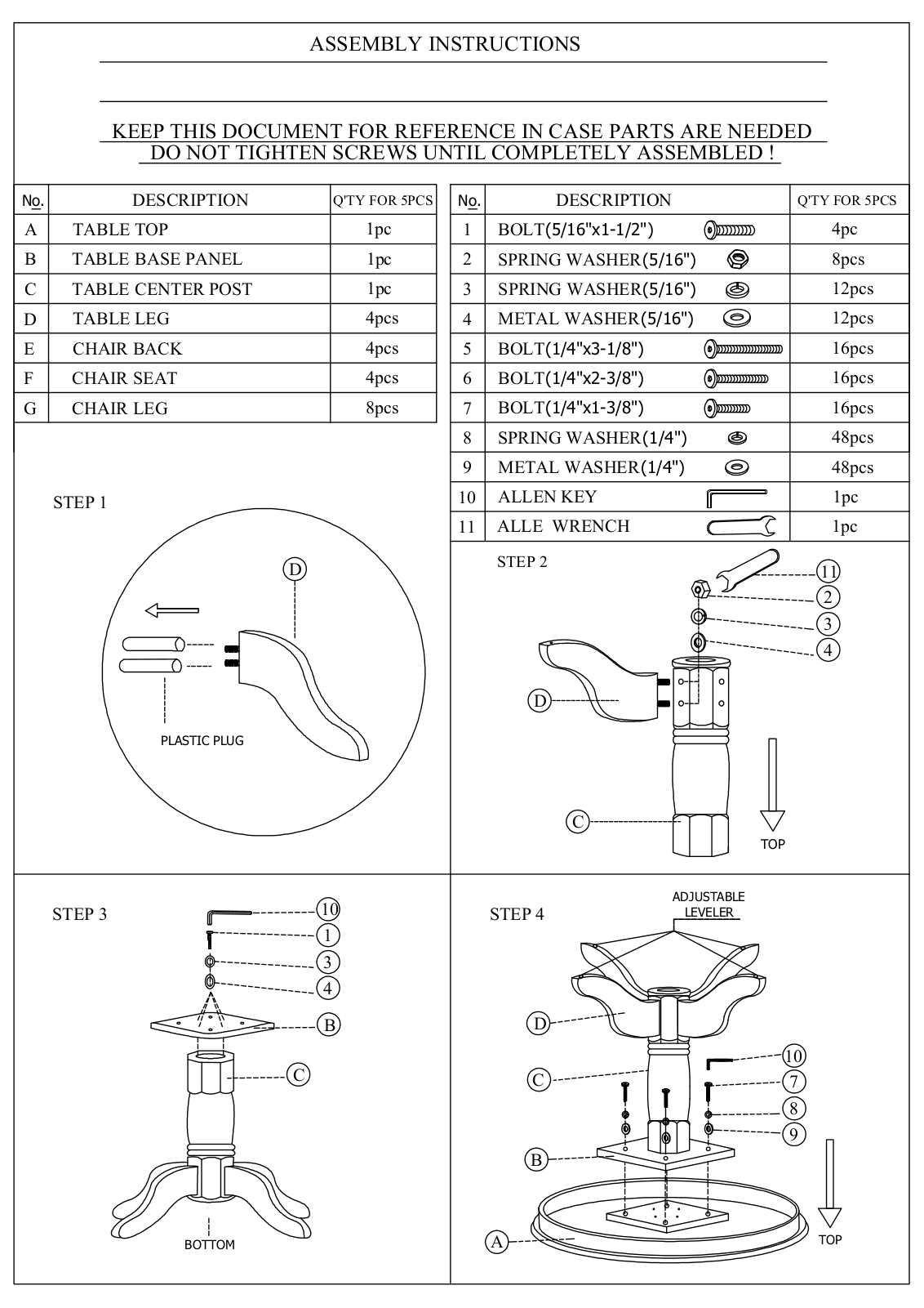 Sand & Stable W004254684 Installation & Assembly - ManualMachine.com