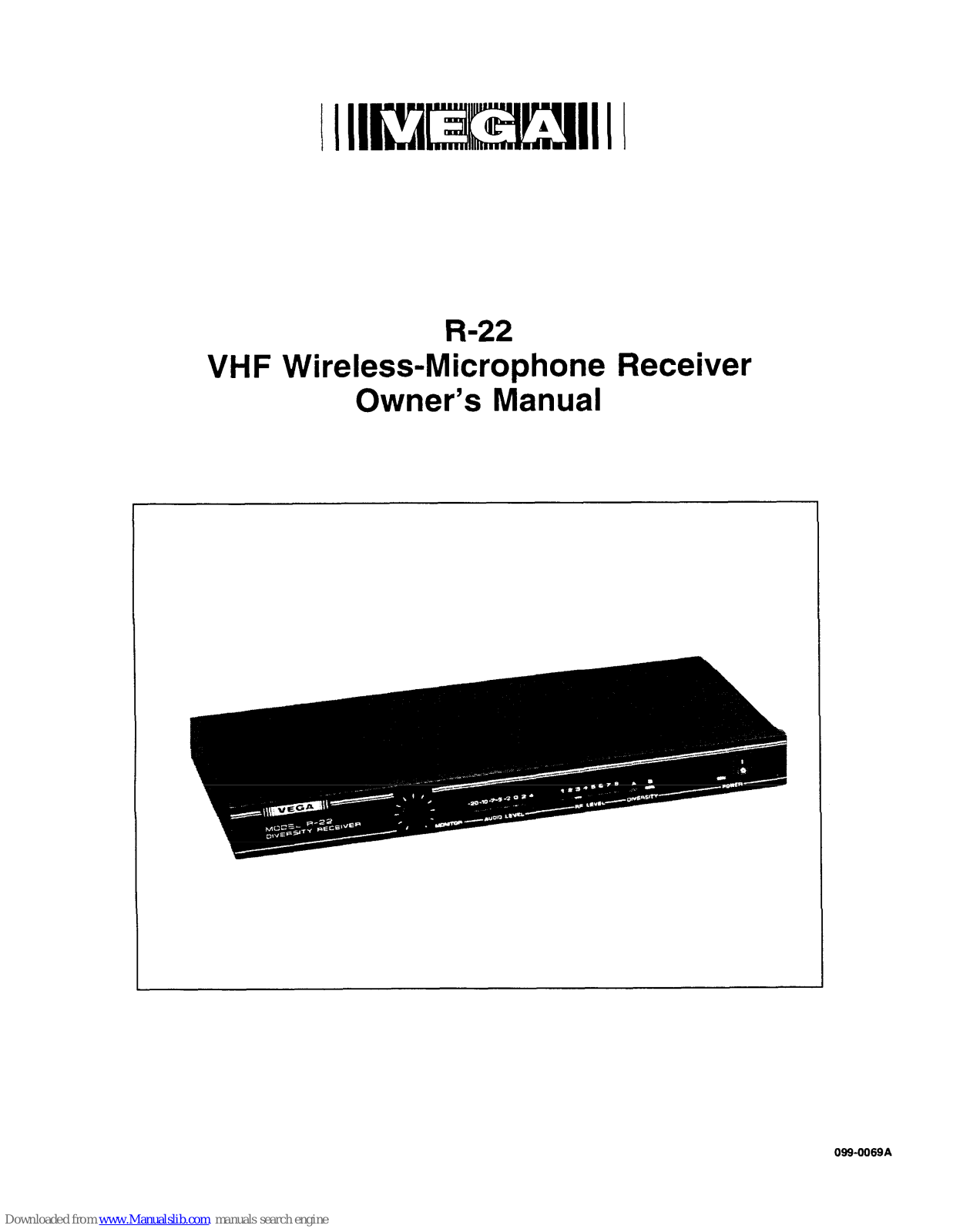 Vega R-22 Owner's Manual