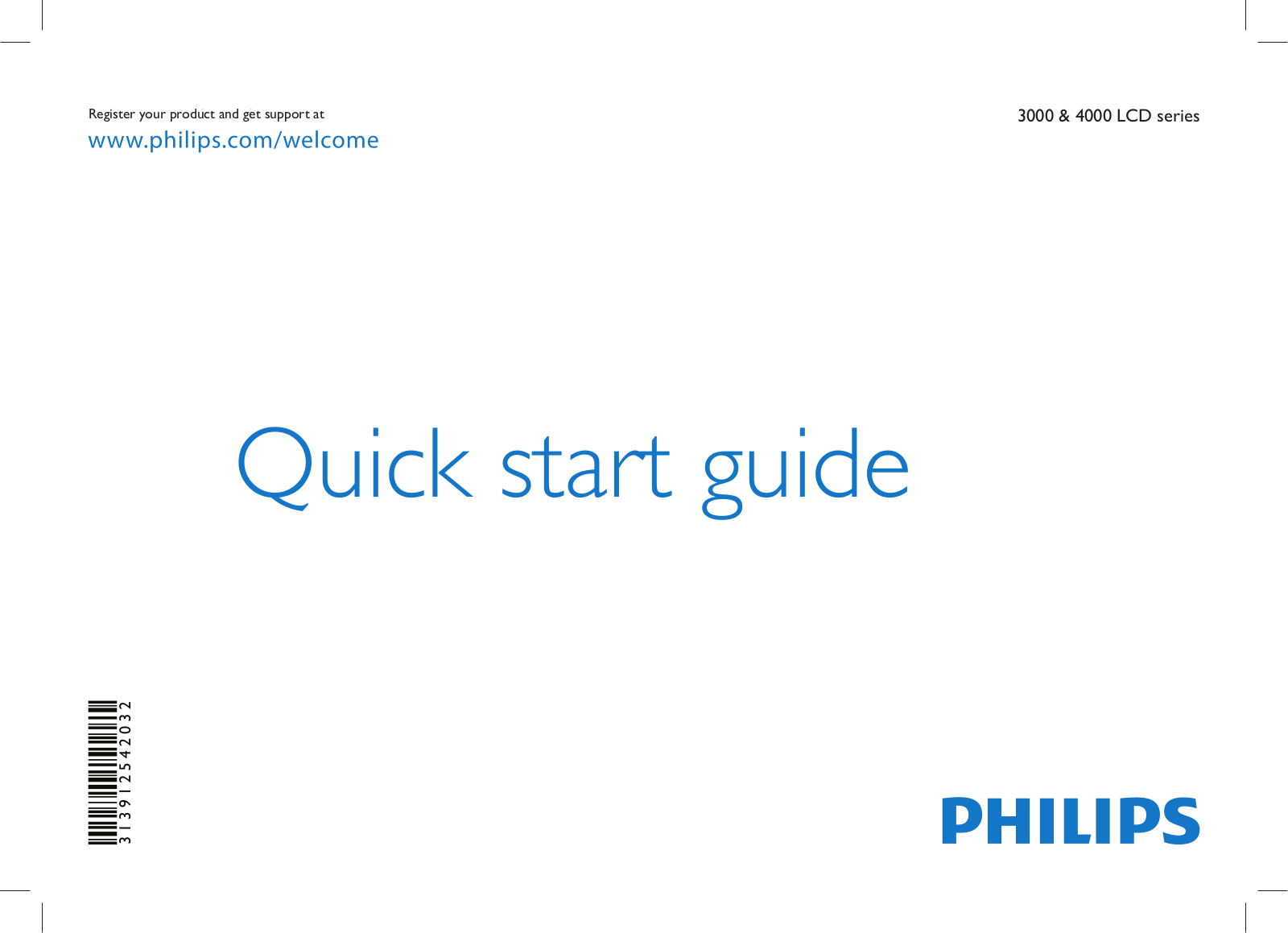 Philips 40PFL3606D/78, 40PFL4606D/78, 32PFL3406D/78, 32PFL3606D/78 quick start guide - ManualMachine.com