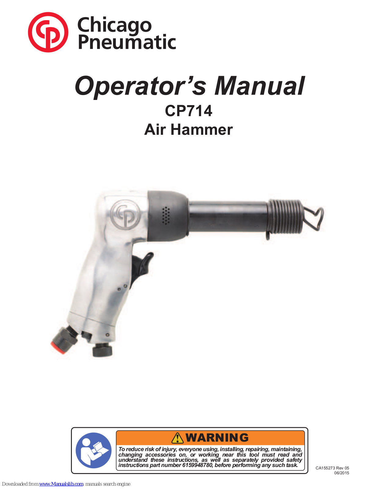 Chicago Pneumatic CP714 Operator's Manual