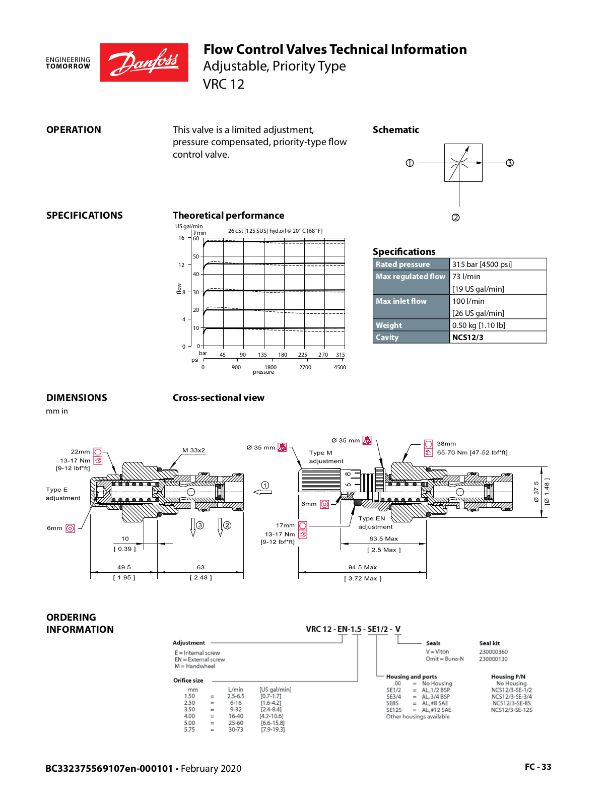 Danfoss VRC 12 Technical Information