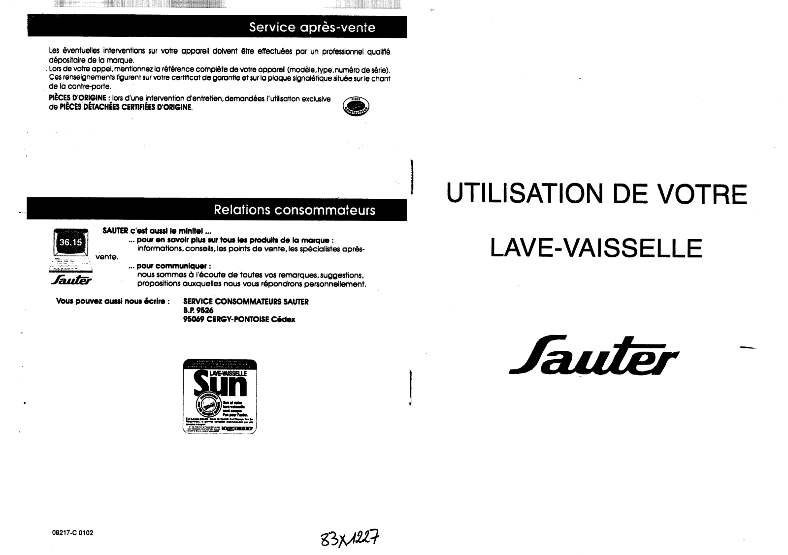 SAUTER VIP40B, VIP40N User Manual