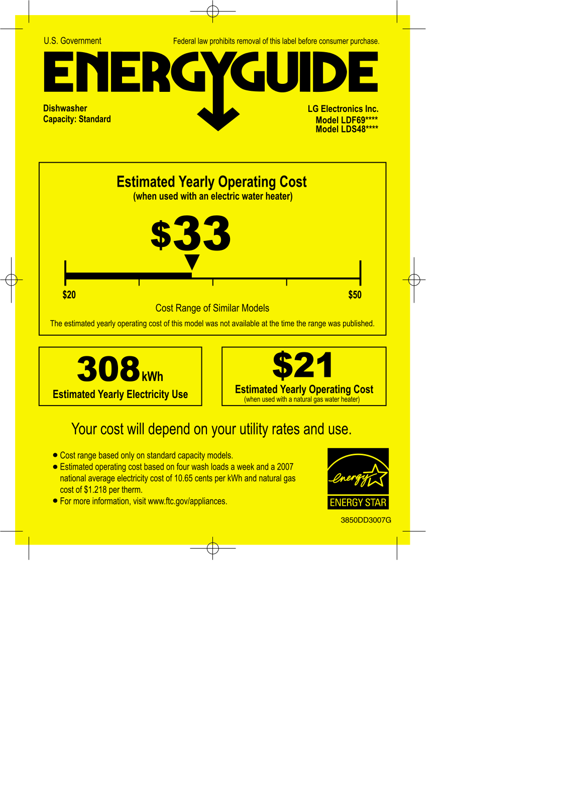 LG LDF69, LDS48, LDS4821-WW User Manual