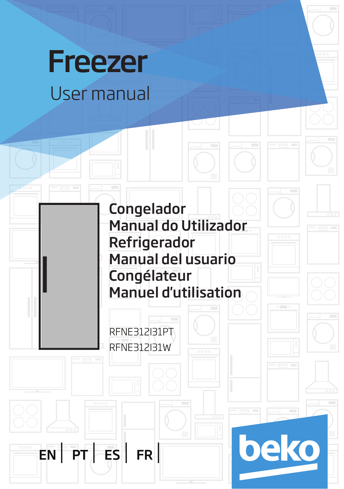 Beko RFNE312I31PT, RFNE312I31W User manual