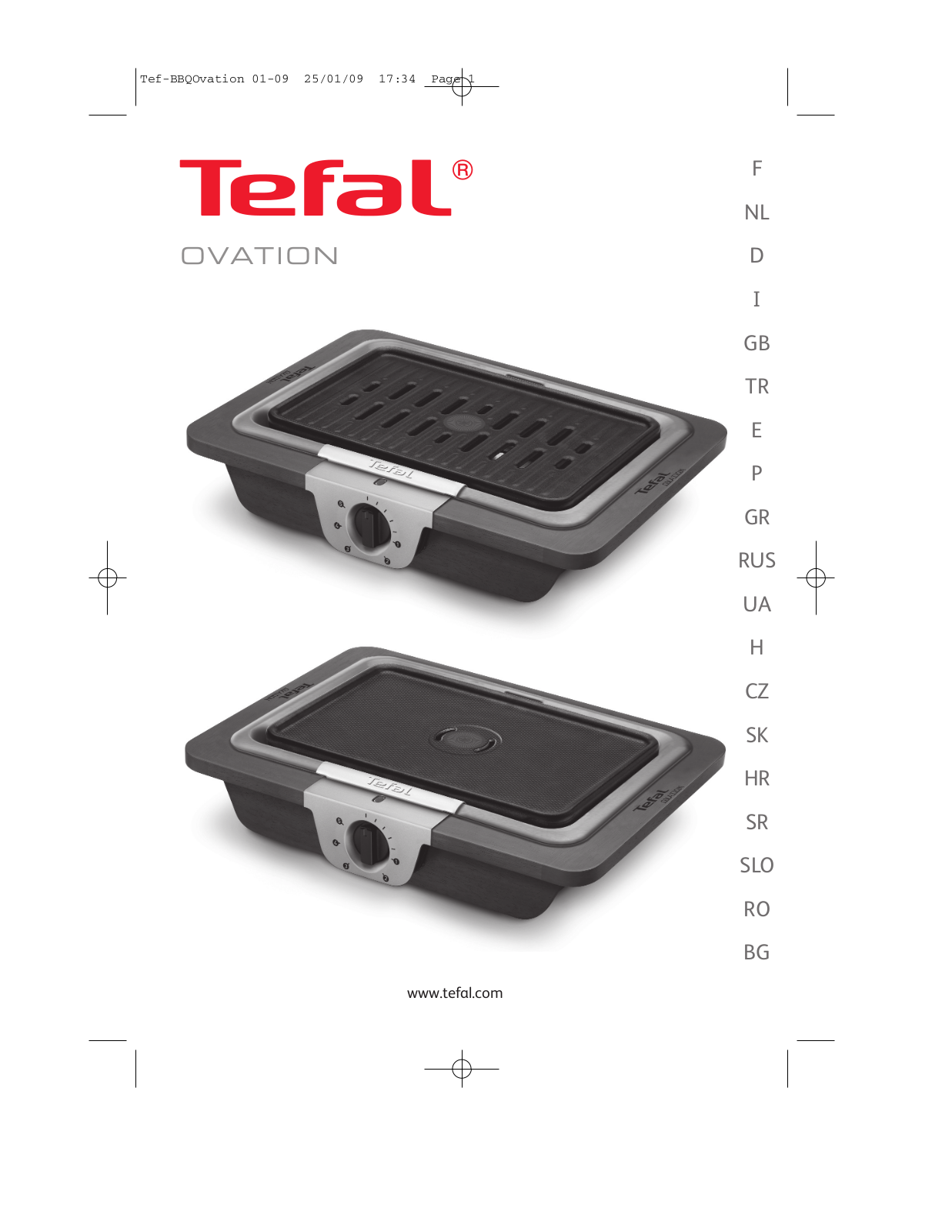 Tefal OVATION User Manual