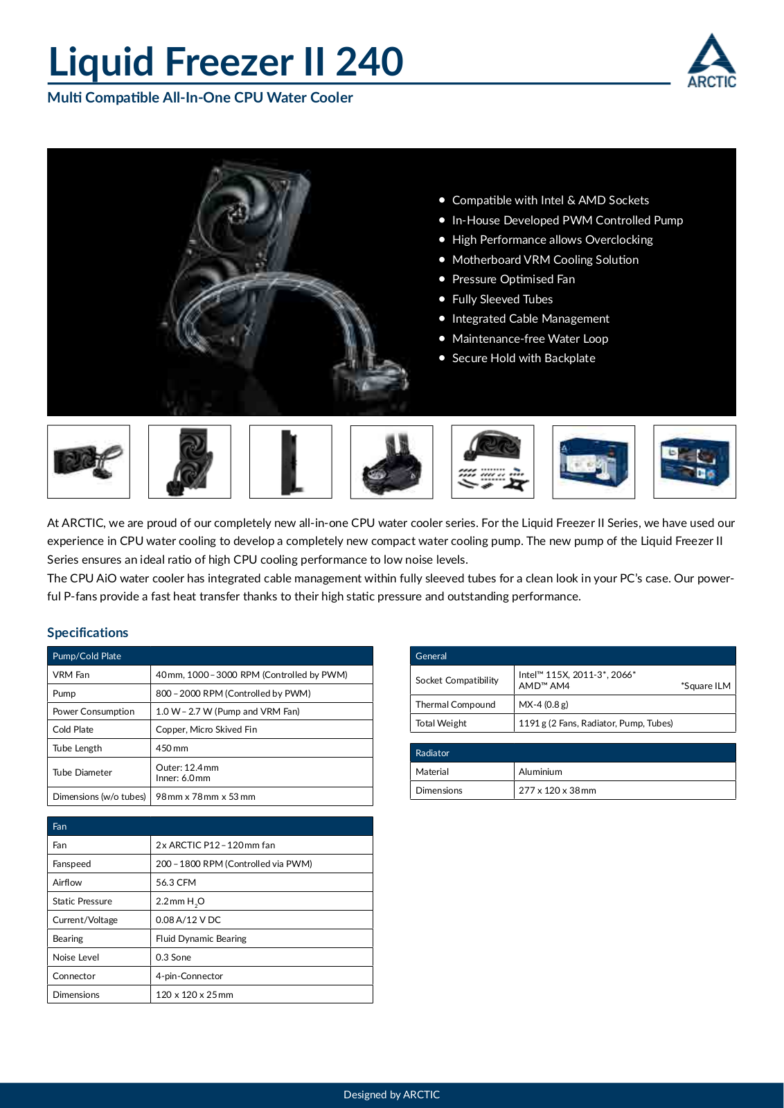 Arctic liquid Freezer II 240 User Manual