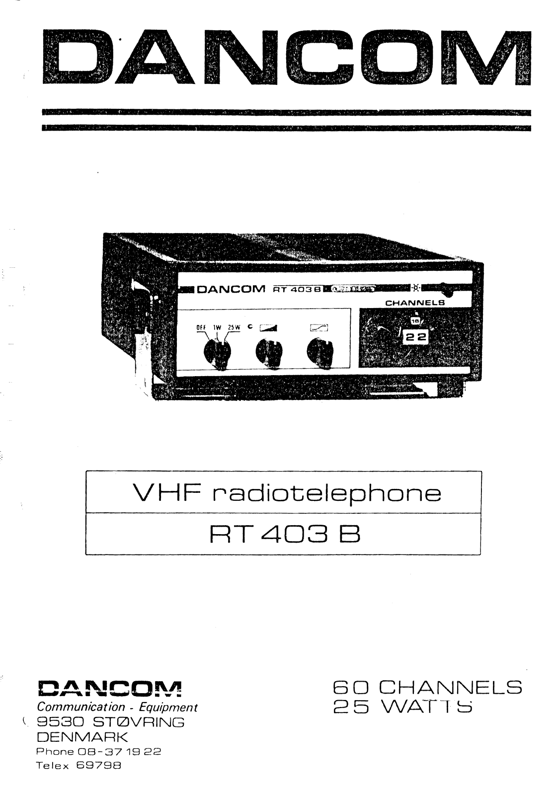 Dancom rt403b schematic