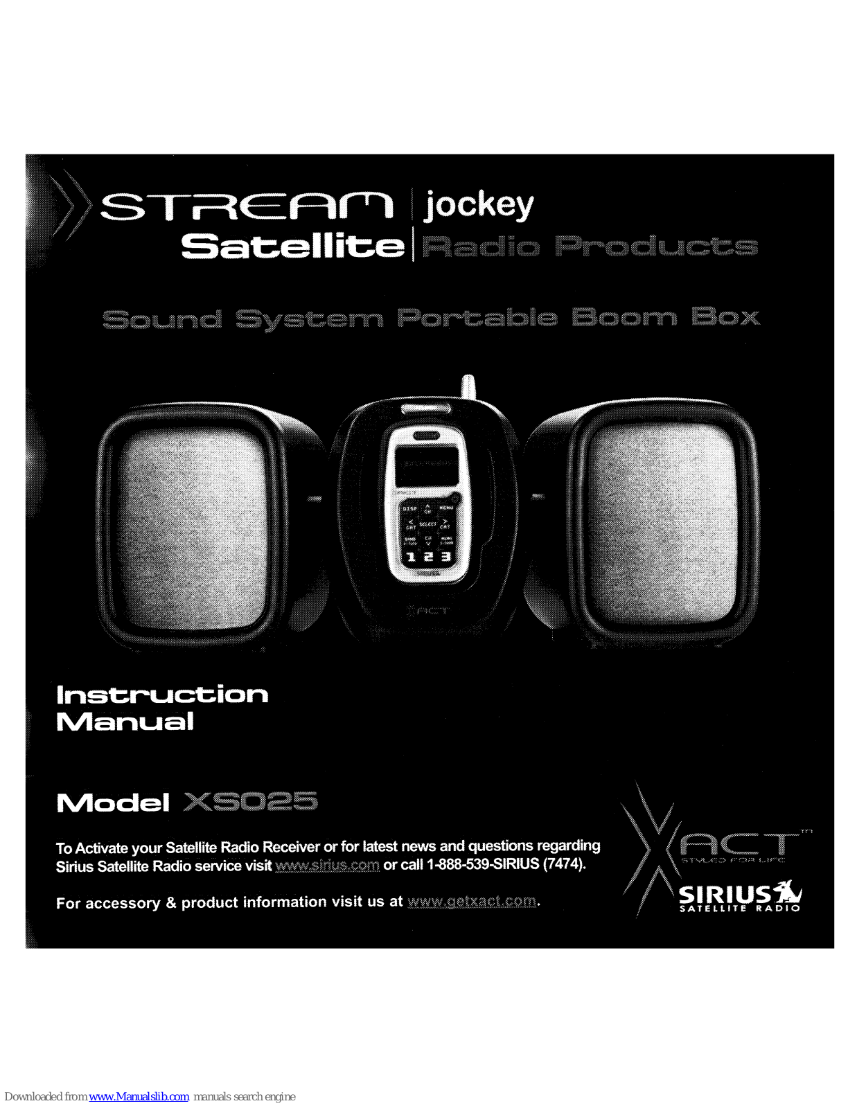 Stream XS025 Instruction Manual - ManualMachine.com