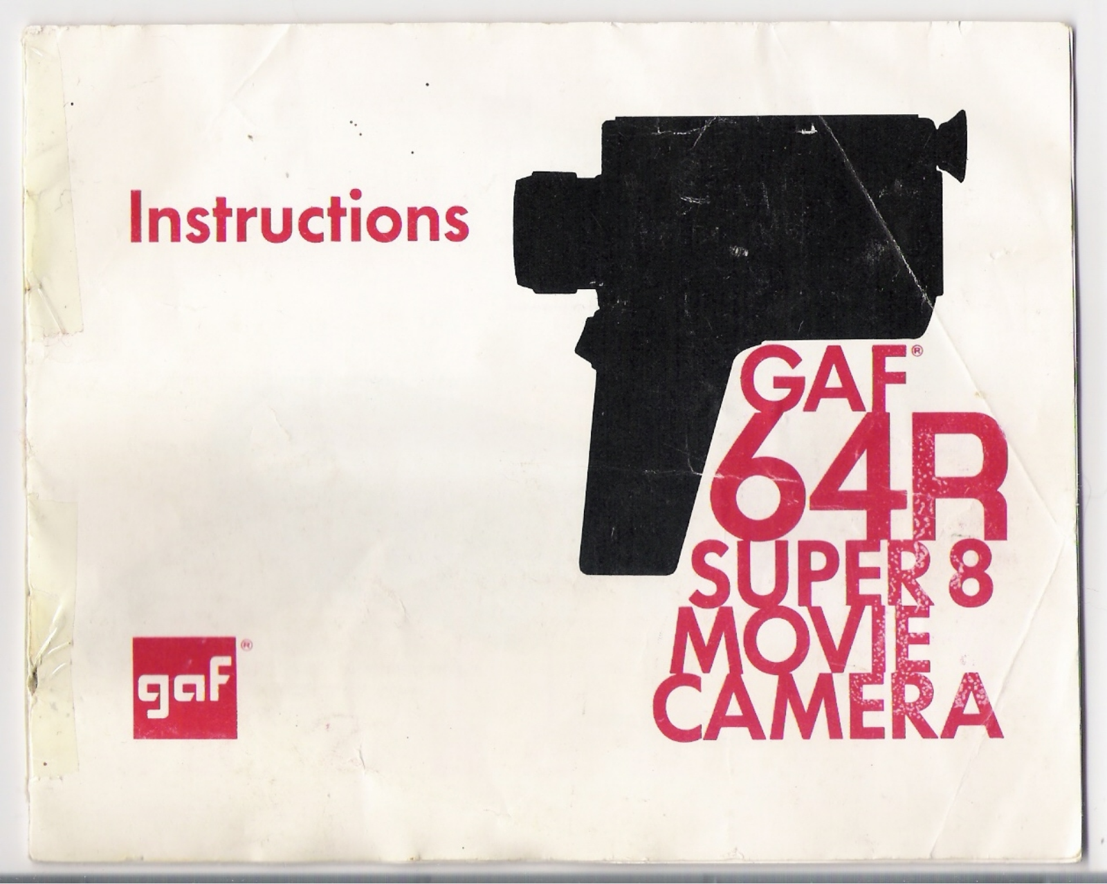 GAF 64R Instruction Manual