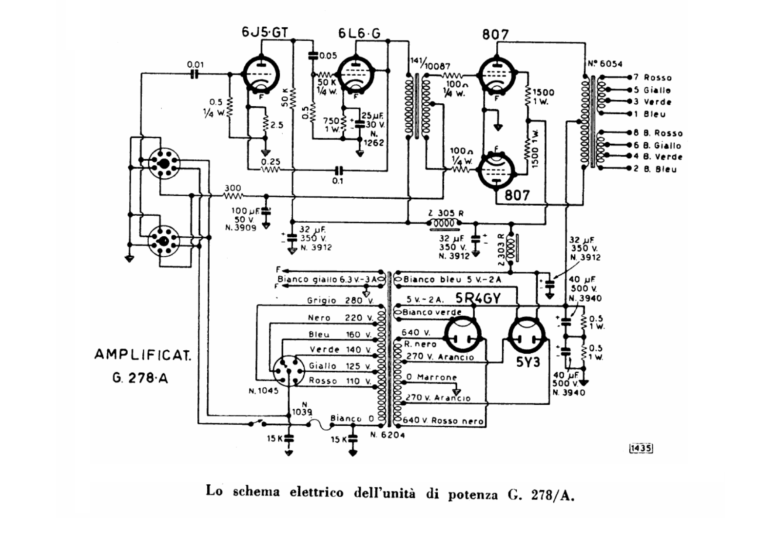 Geloso G278A Schematic