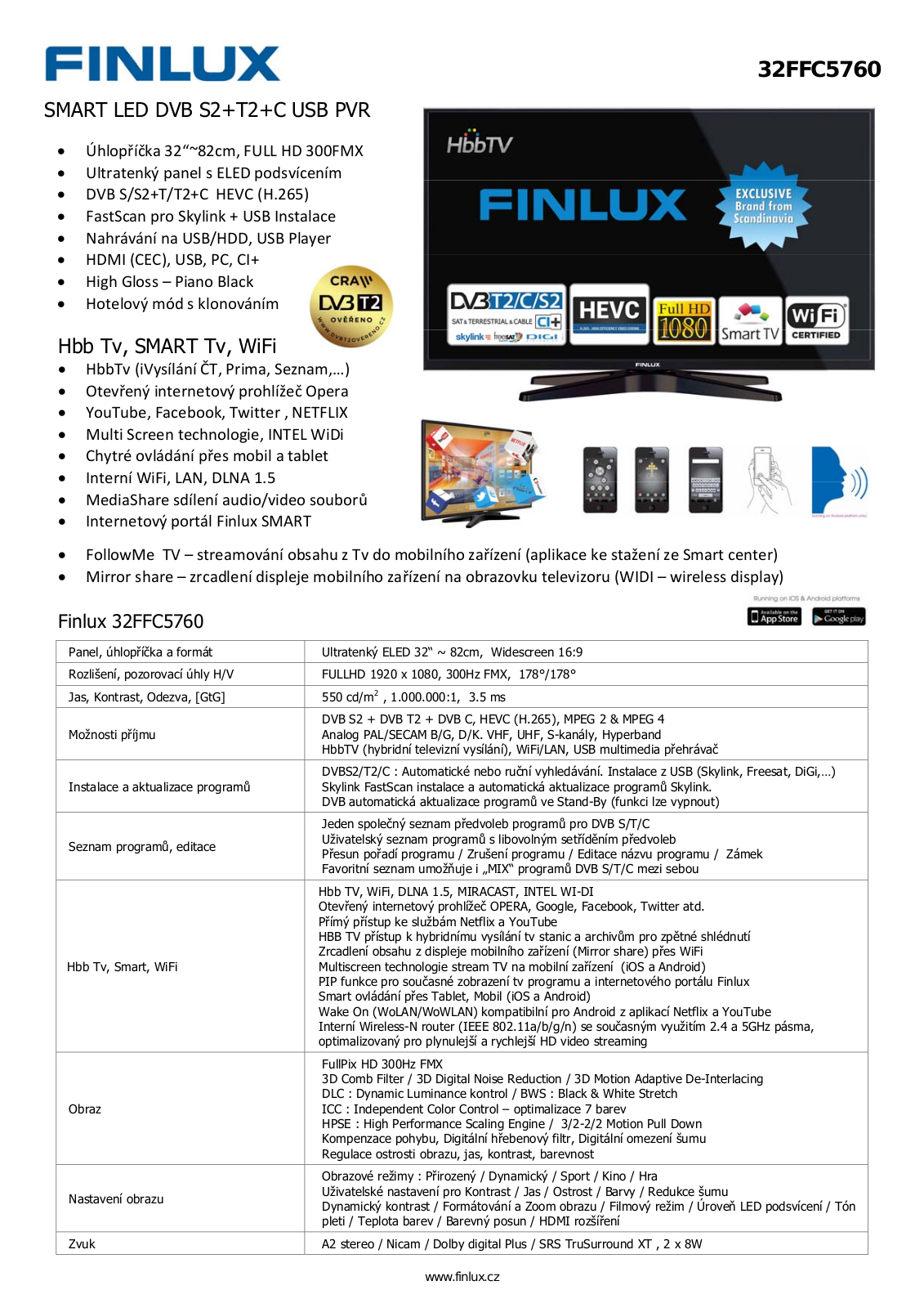 Finlux 32FFC5760 User Manual