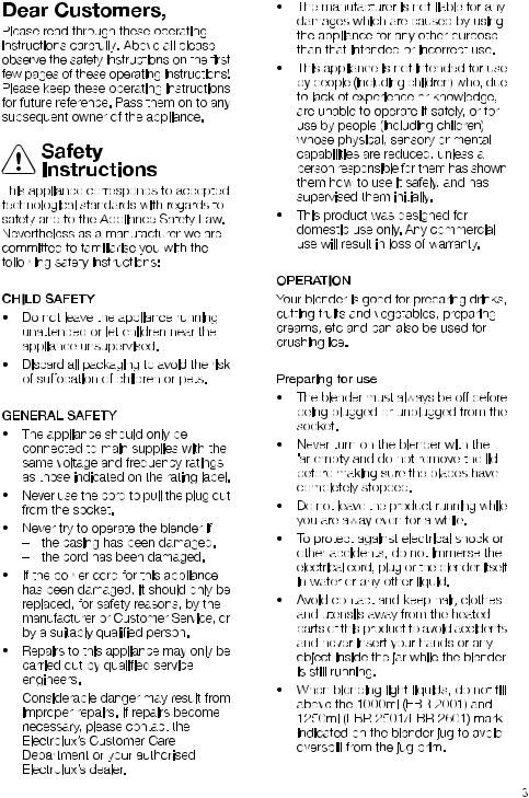 AEG EBR2601 User Manual