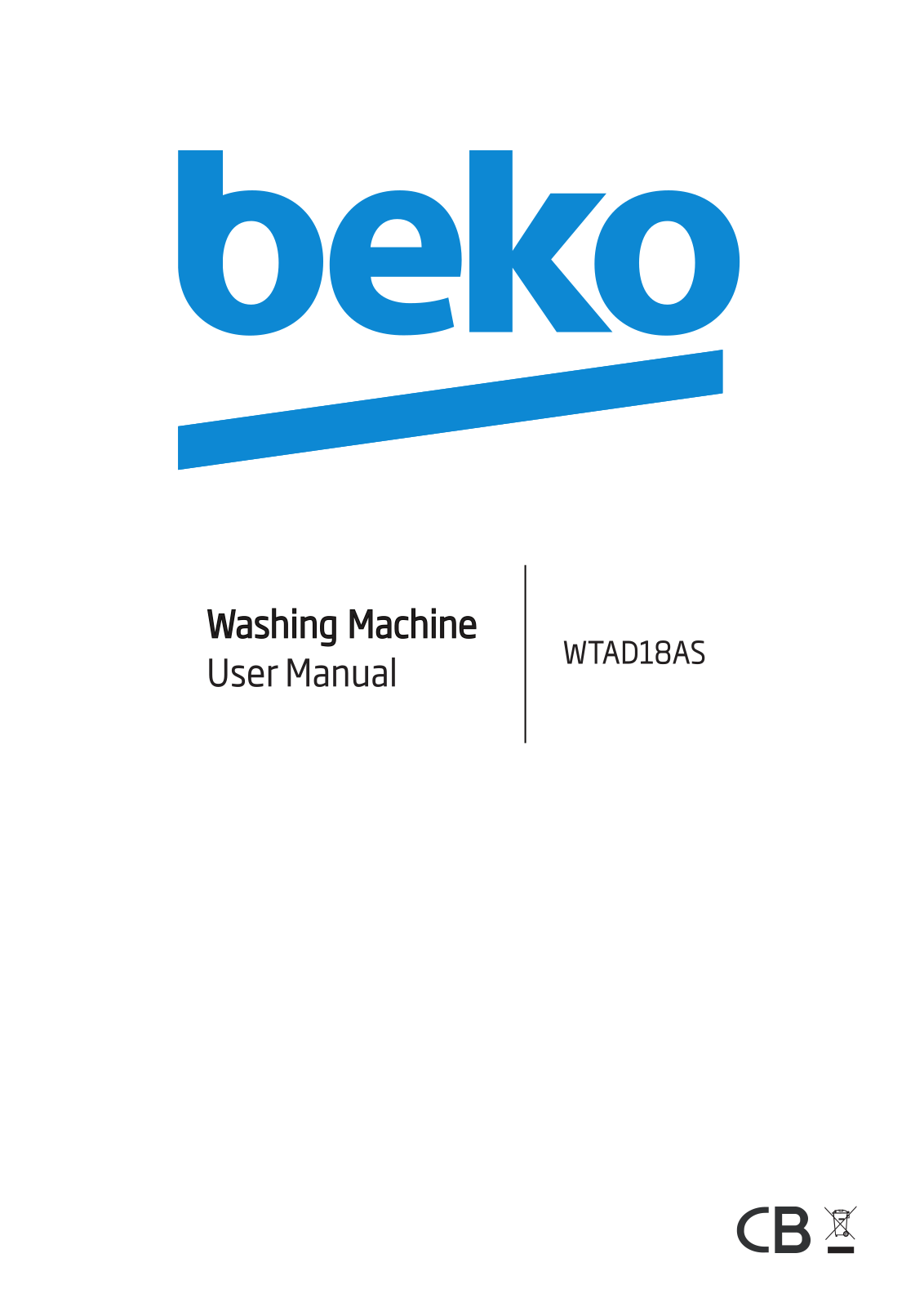 Beko WTAD18AS User manual