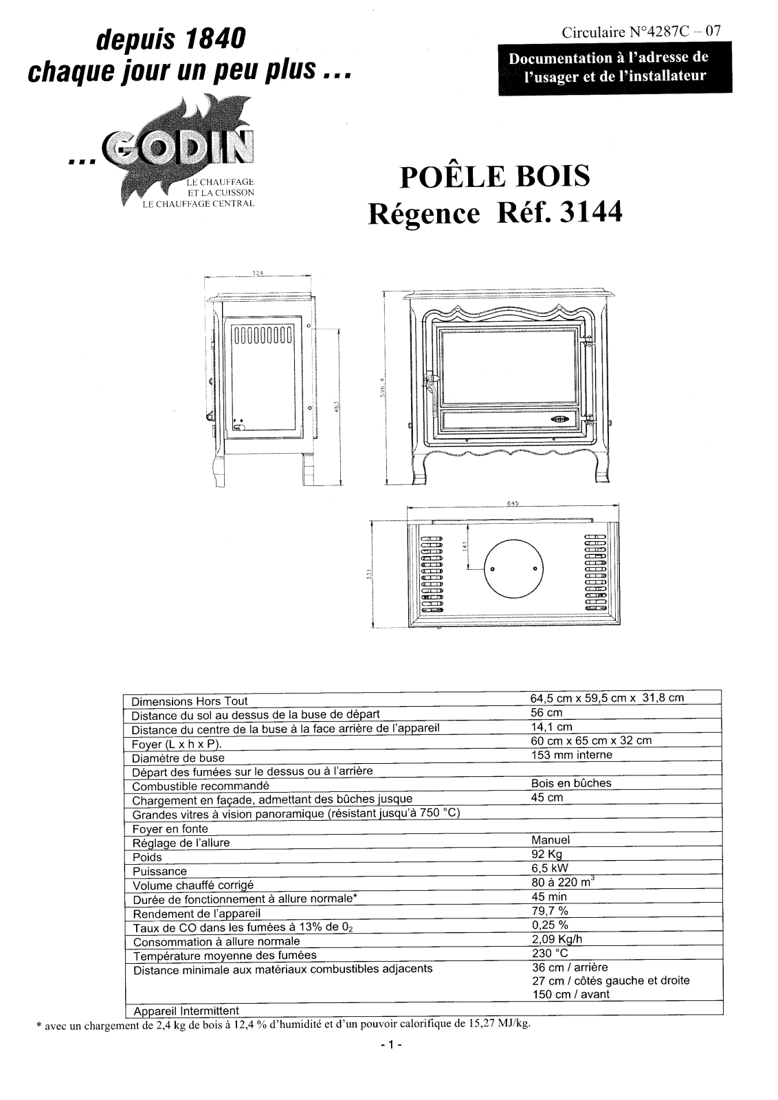 GODIN 3144 User Manual - ManualMachine.com