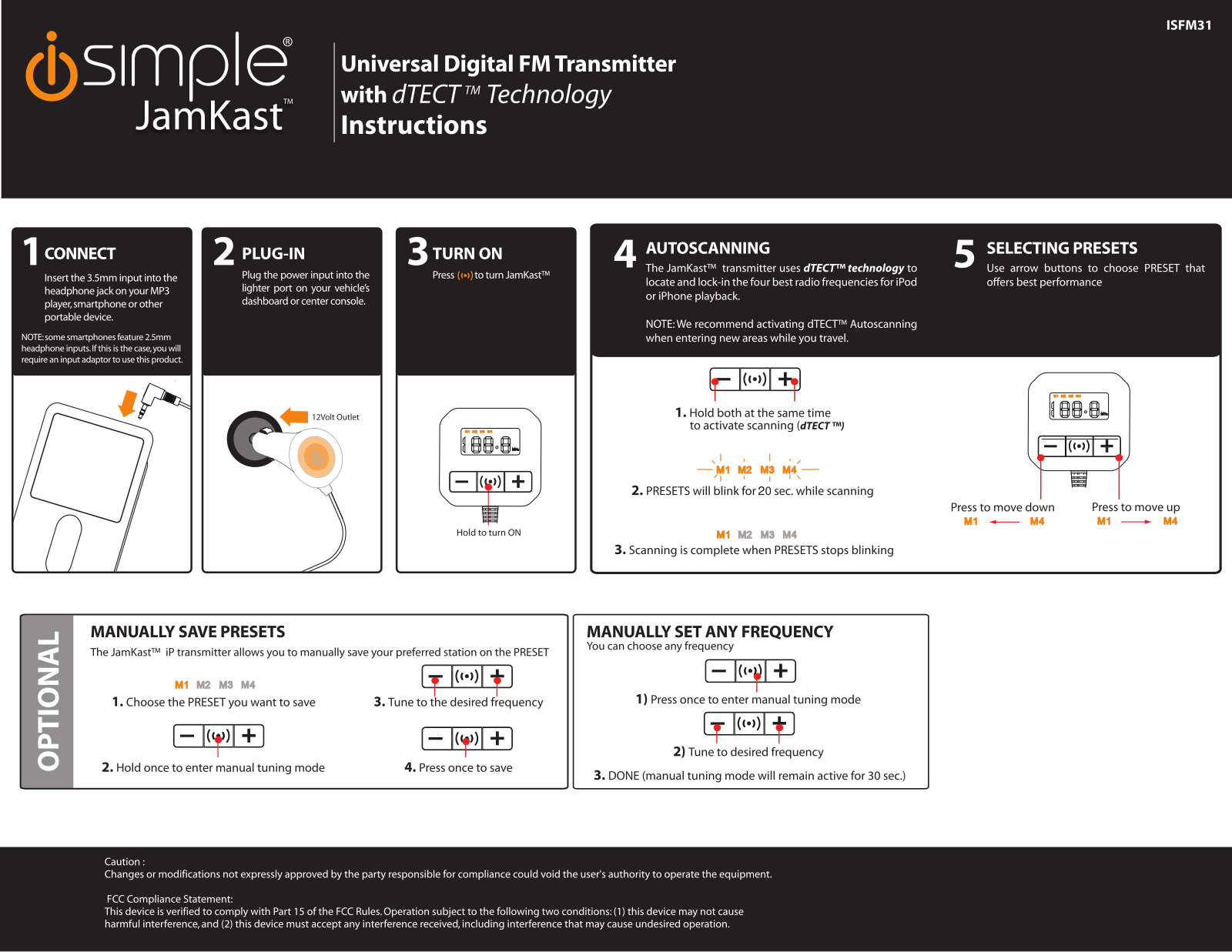 iSimple ISFM31 User Manual