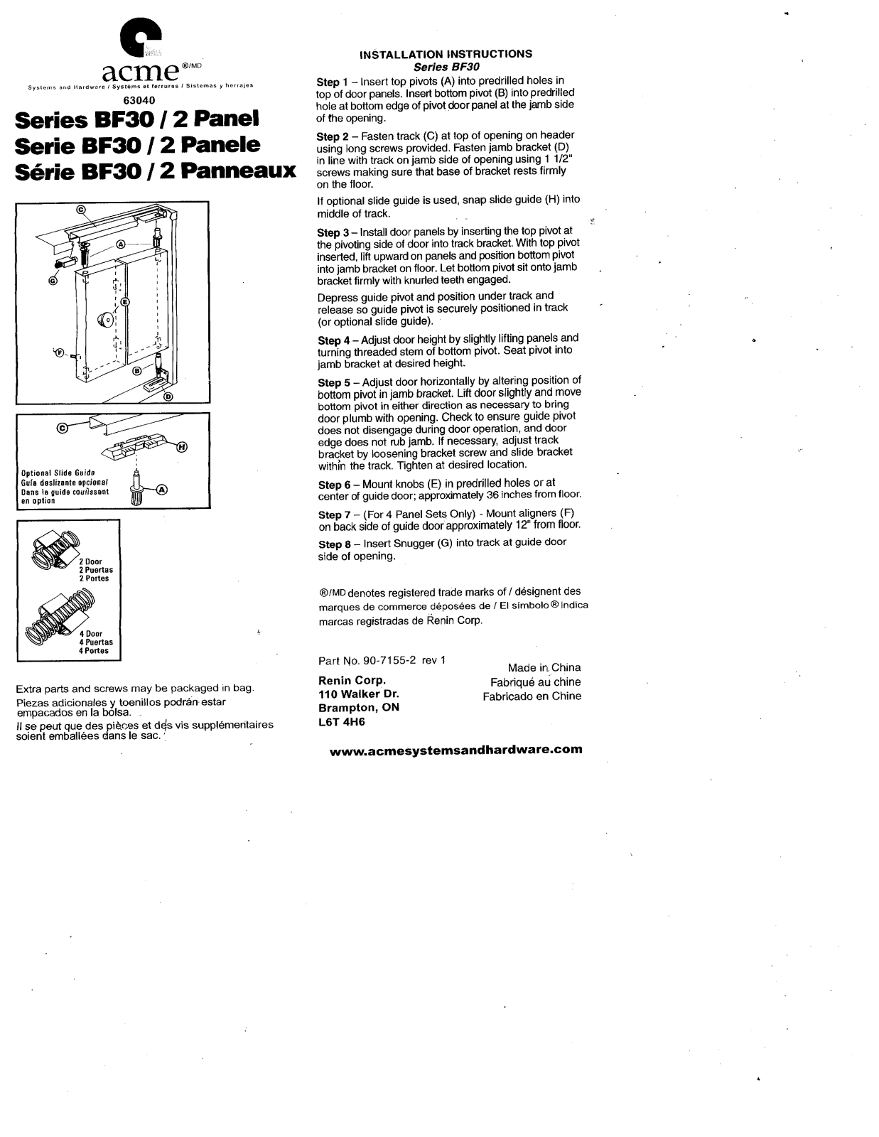 Trimlite TRML1008 Installation & Assembly - ManualMachine.com