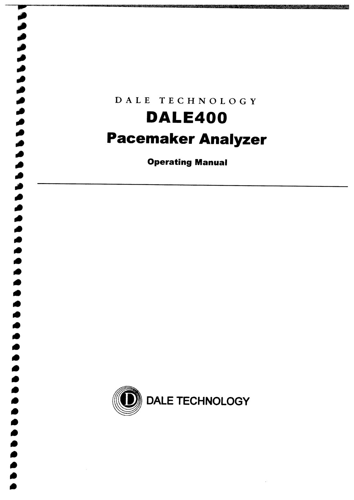 DaleTech Dale 400 User manual