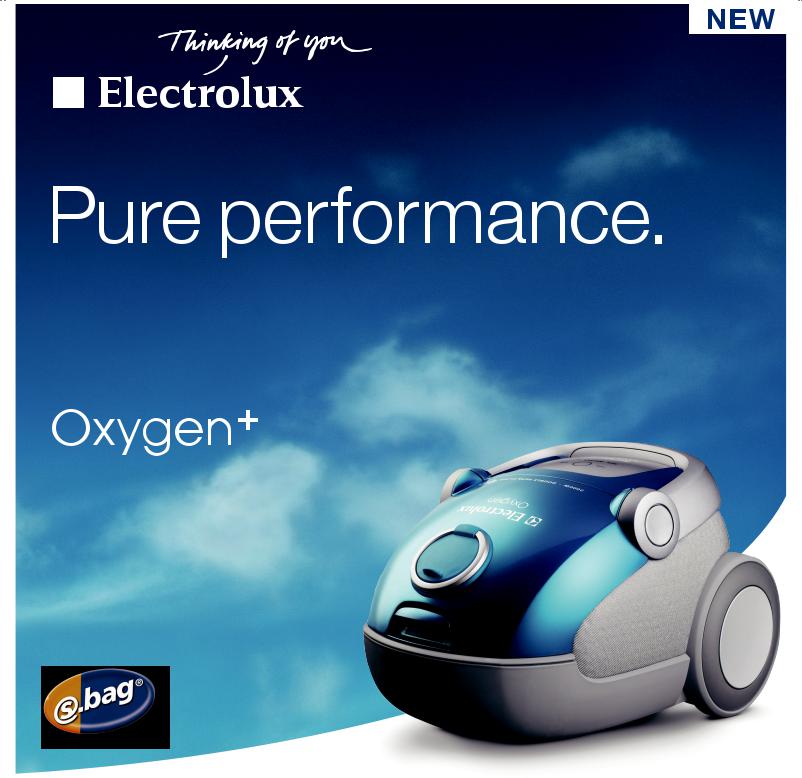 Electrolux pure performance oxygen+ Manual