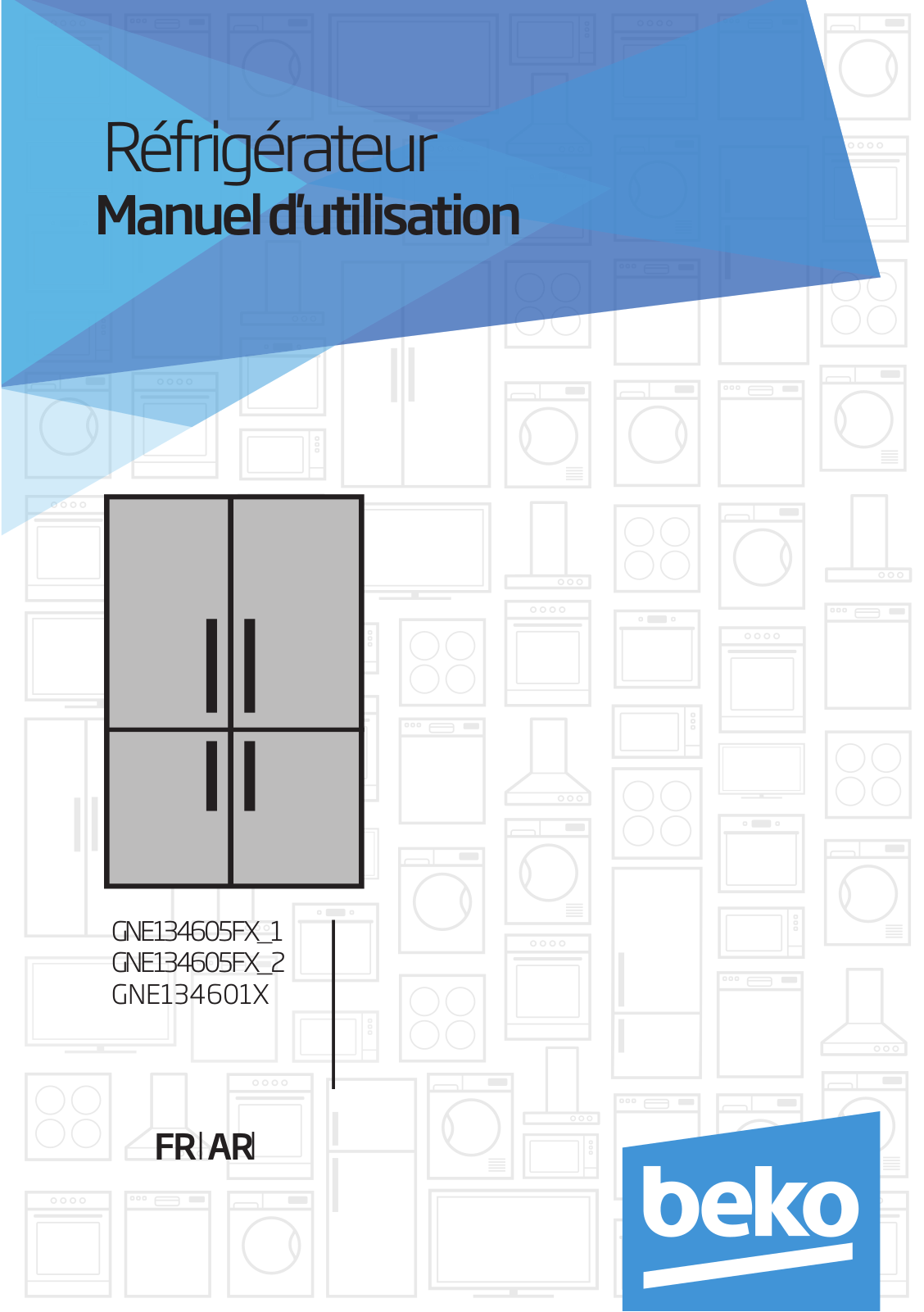 Beko GNE134605FX_1, GNE134605FX_2, GNE134601X User manual