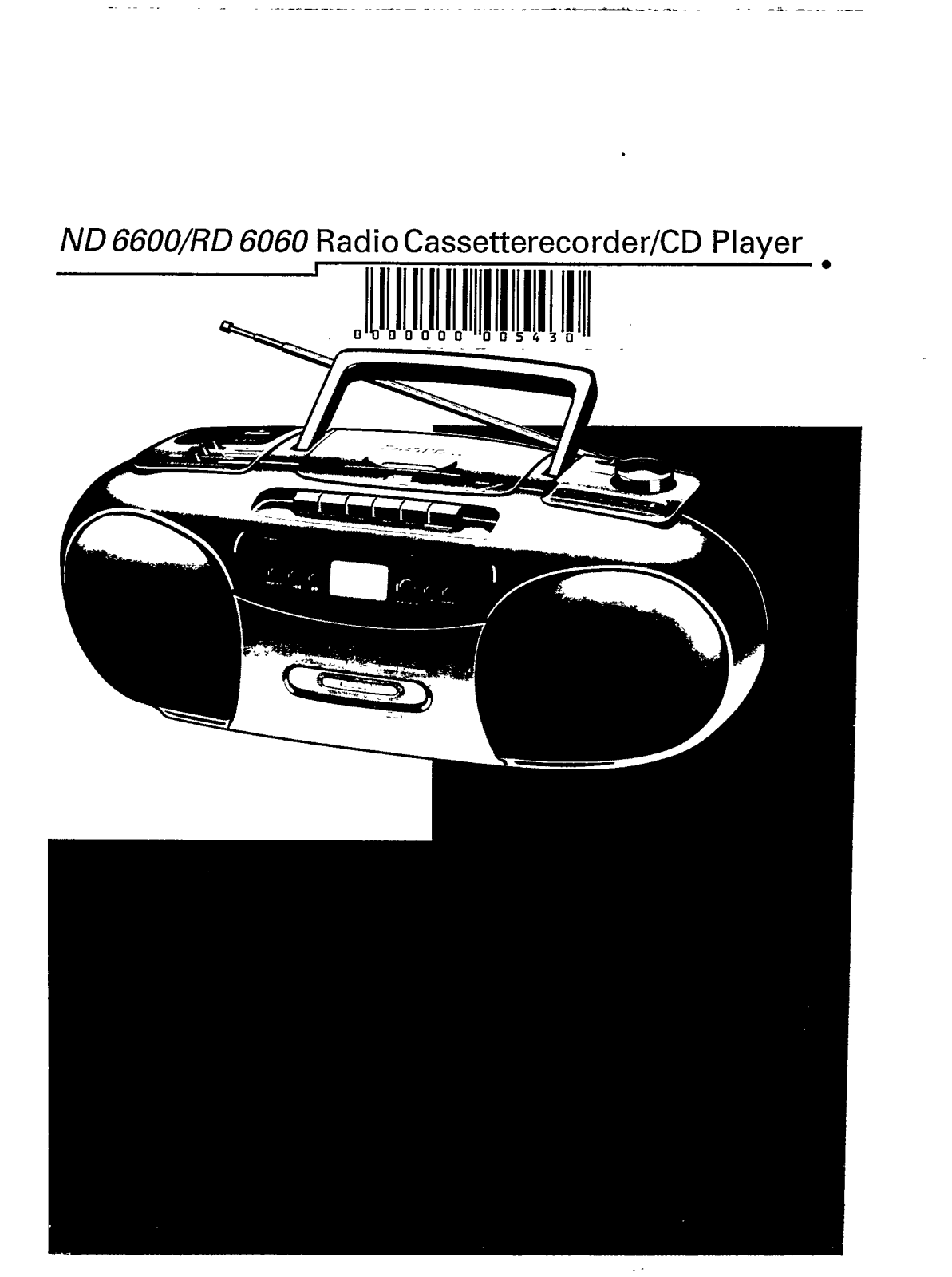 Philips RD 6060, ND 6600 User Manual