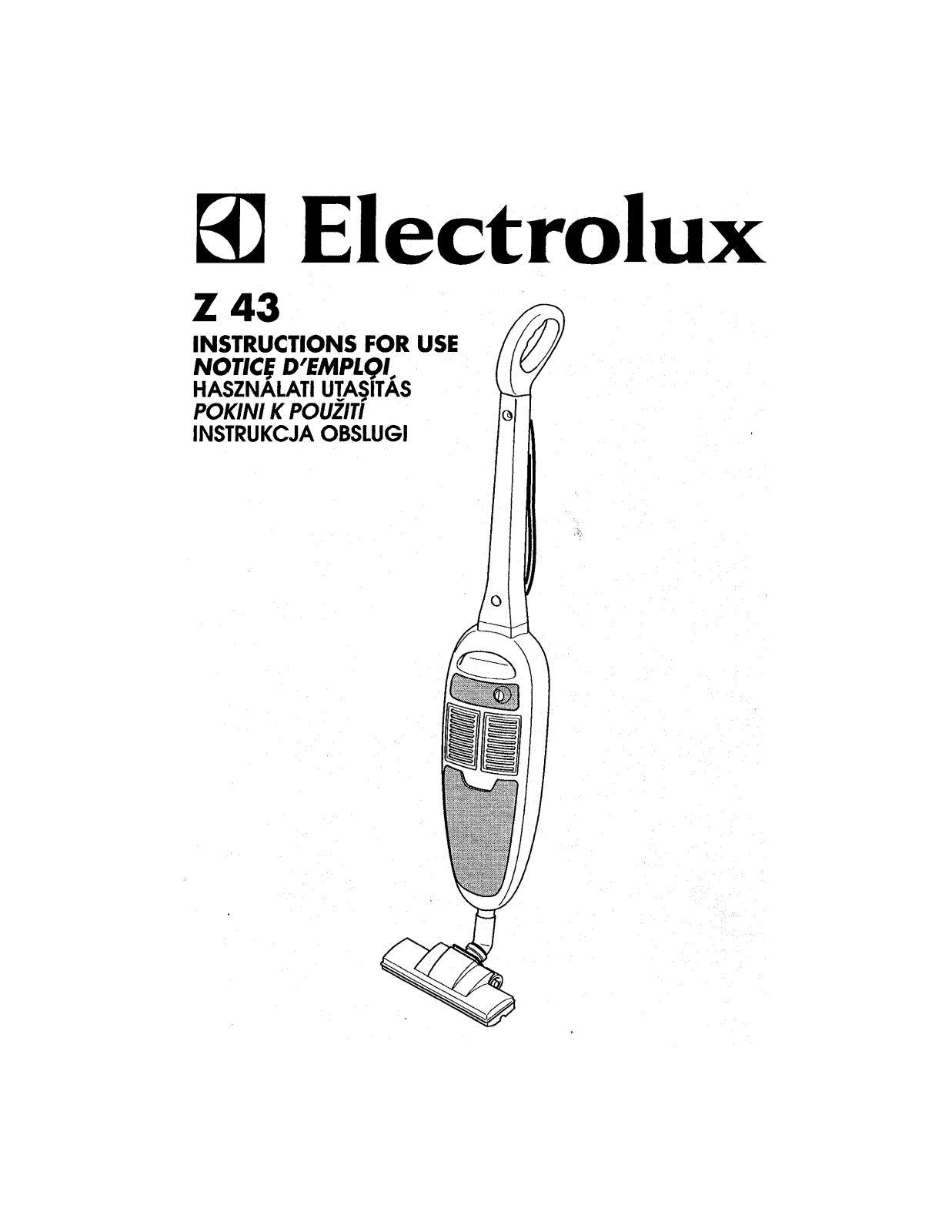 AEG-Electrolux Z43 User Manual