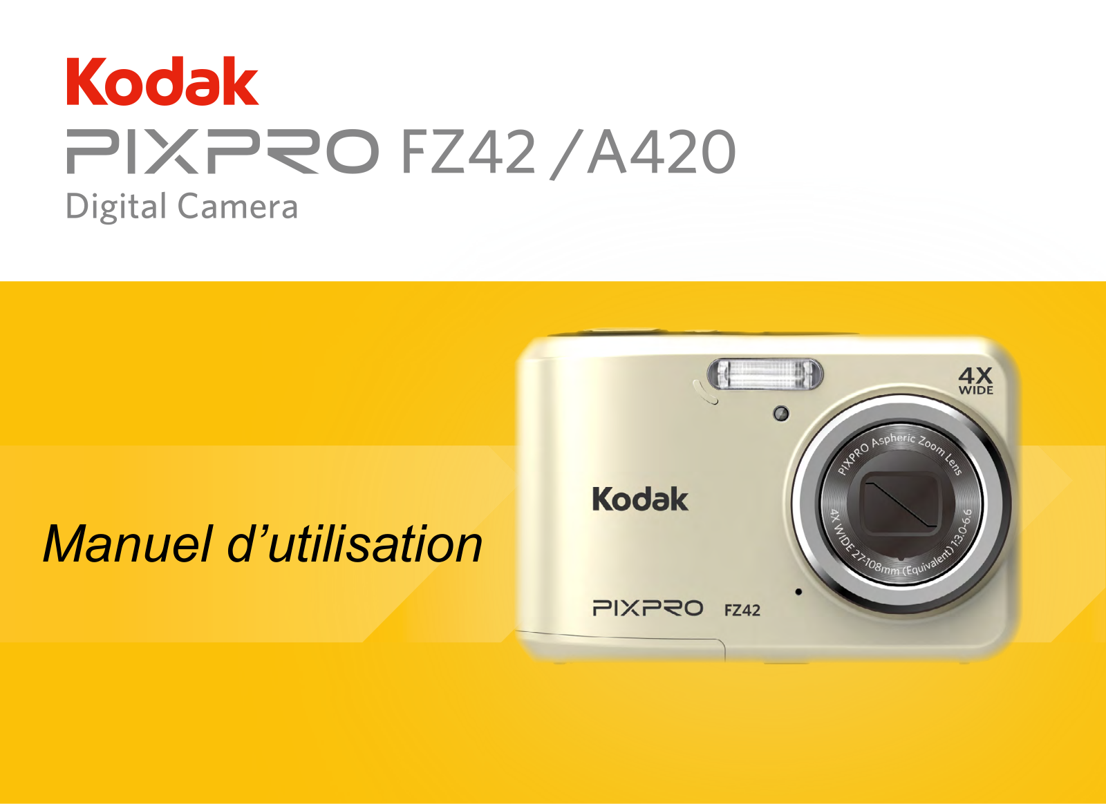 KODAK A-420 Guide d'utilisation