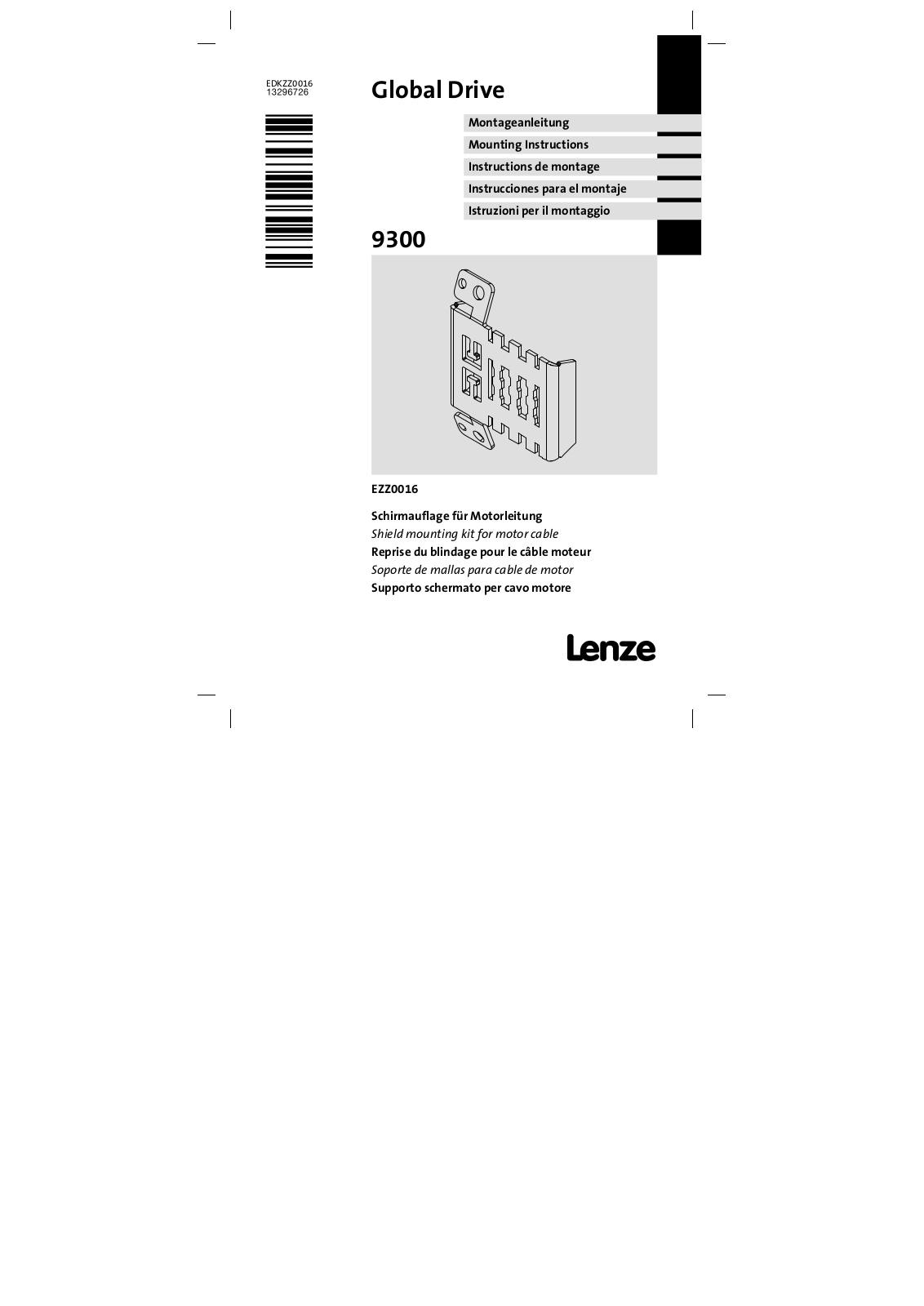 Lenze EZZ0016 User Manual