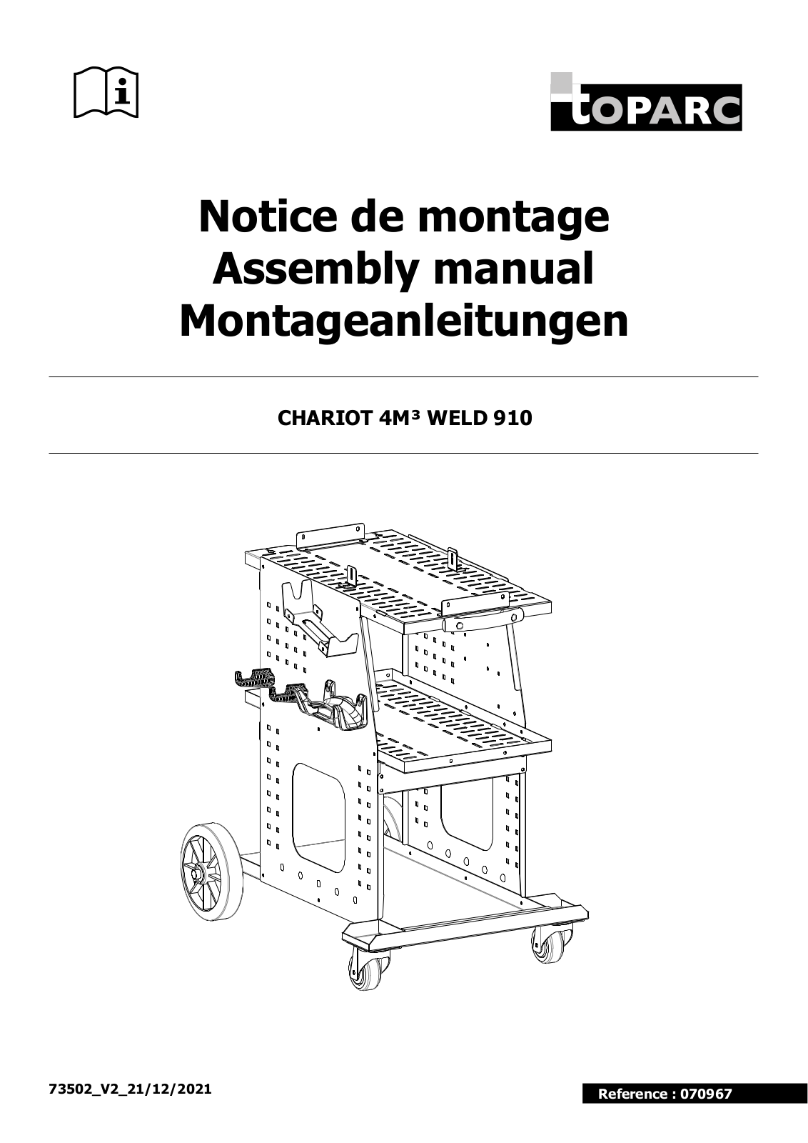 GYS TROLLEY WELD 910 User guide - ManualMachine.com