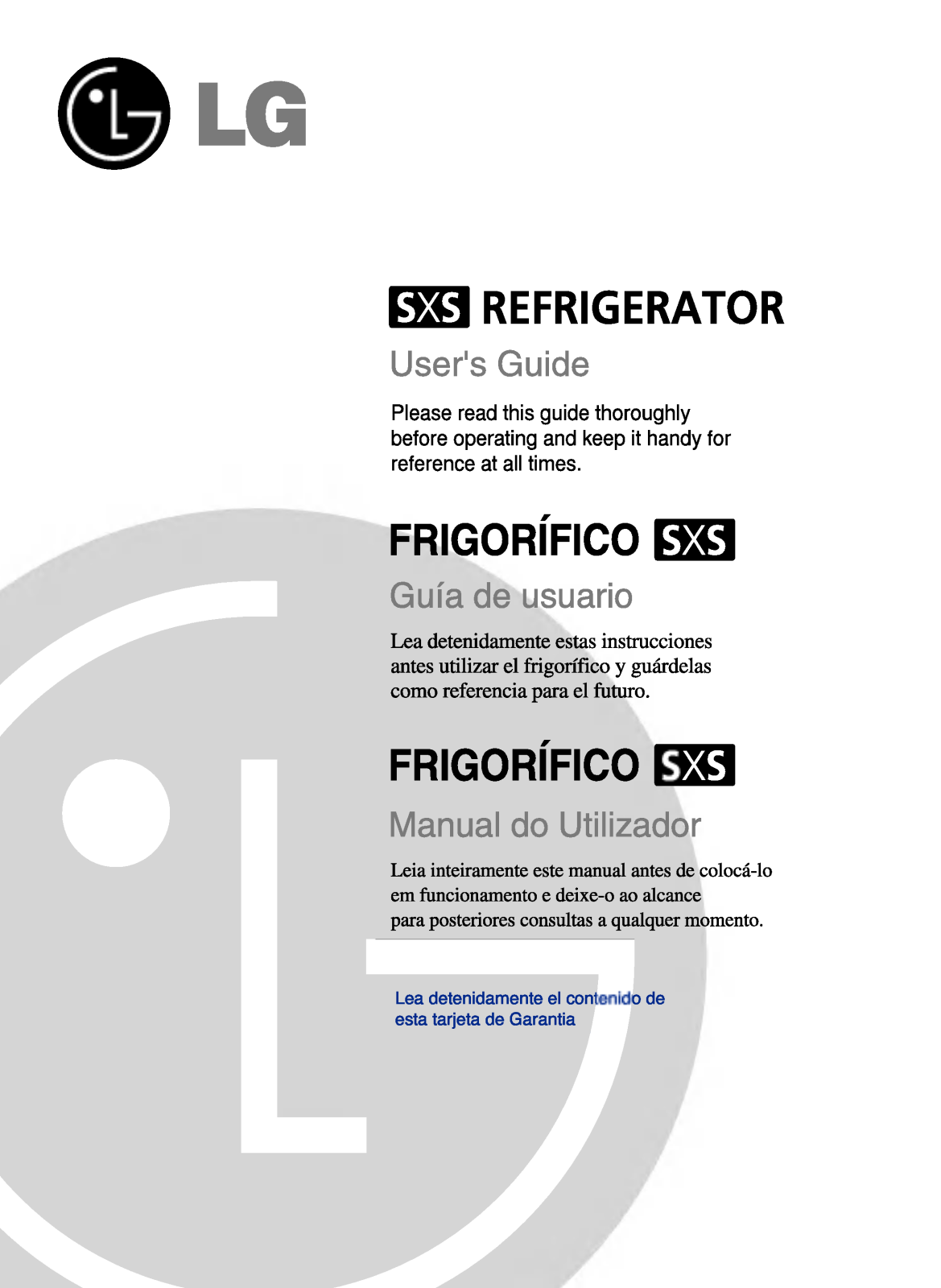 LG GC-B207TTJA User Manual