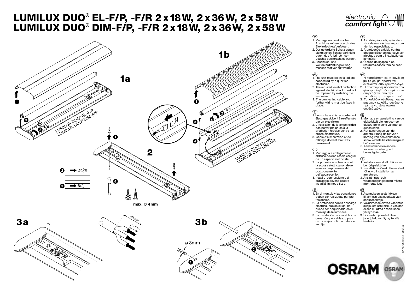 Osram Auto LUMILUX DUO Data Sheet