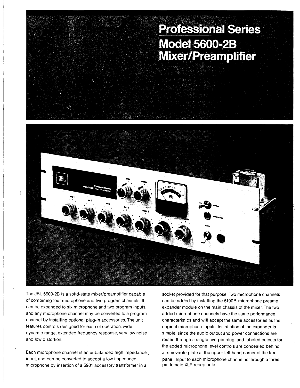 JBL 56002-B Schematic