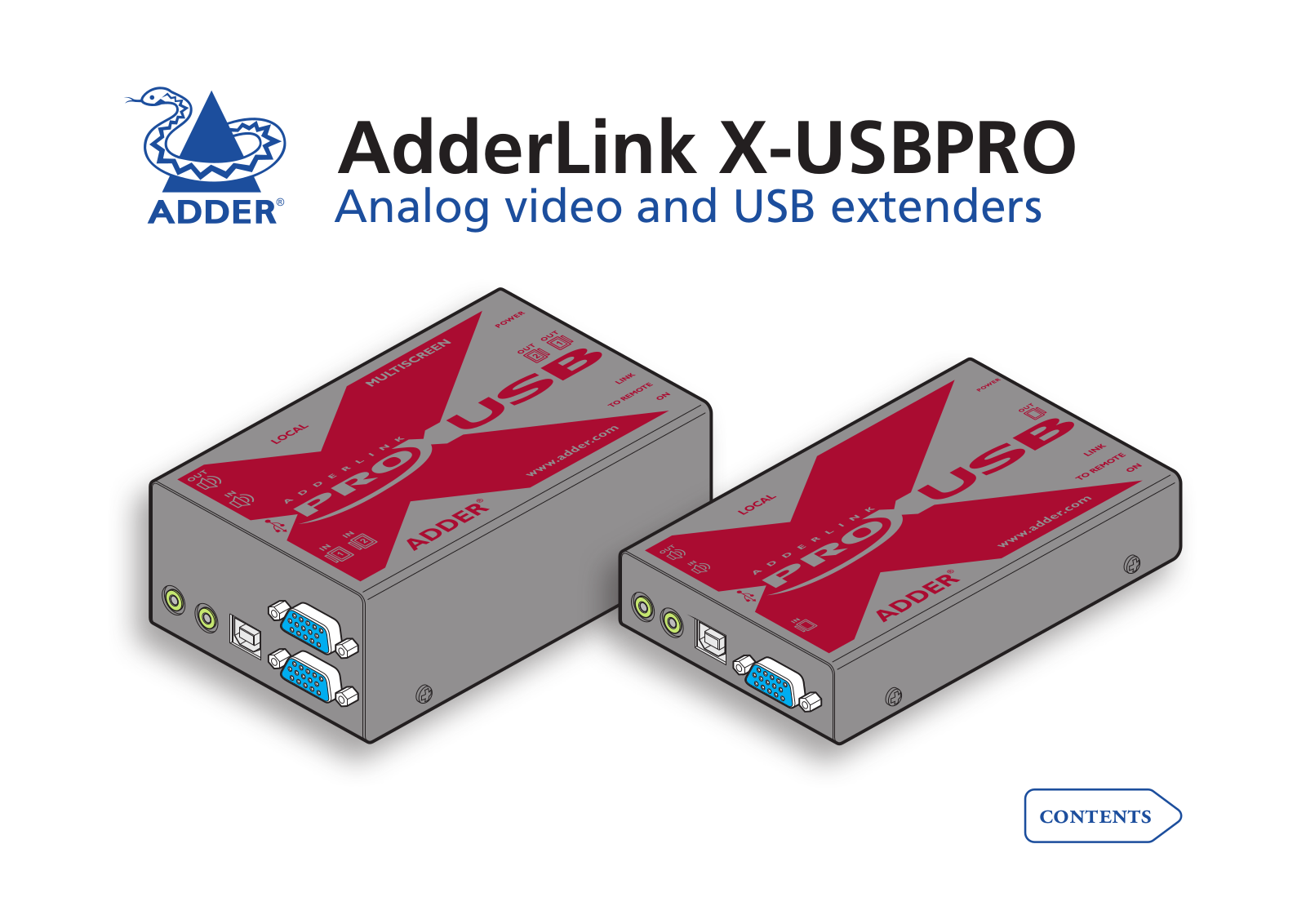 Adder X-USBPRO User Manual