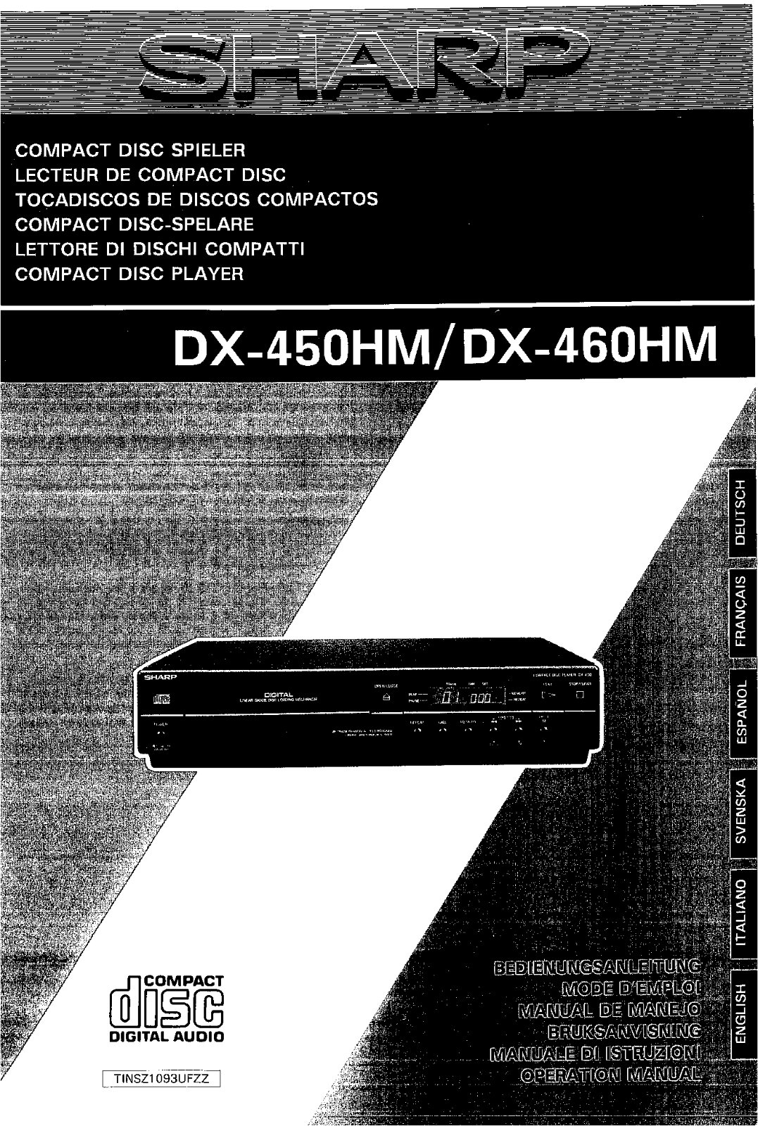 Sharp DX-450HM, DX-460HM Manual
