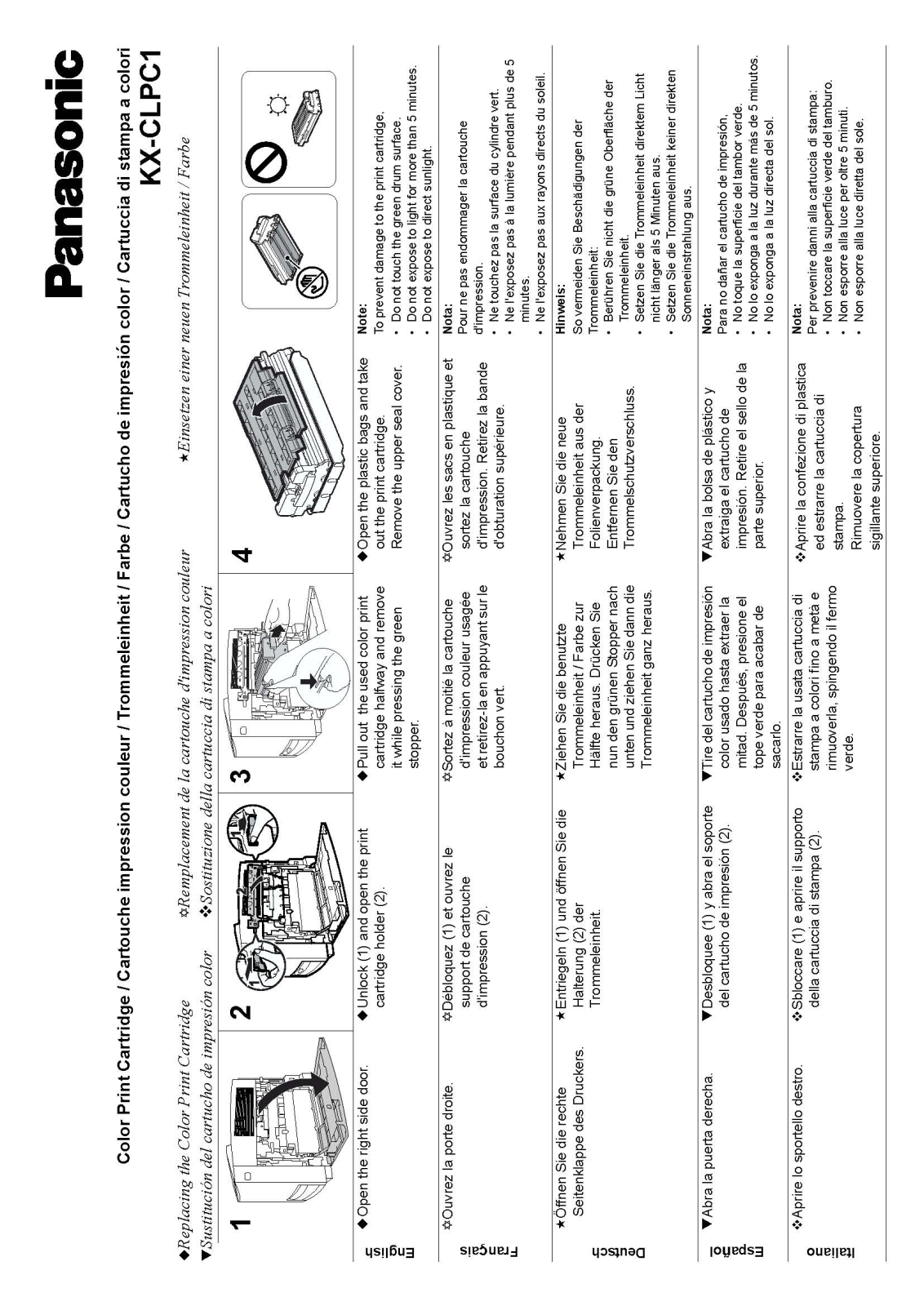 Panasonic KX-CLPC1 Operation Manual