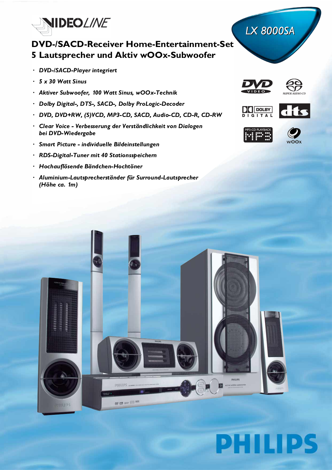 Philips LX8000SA BROCHURE