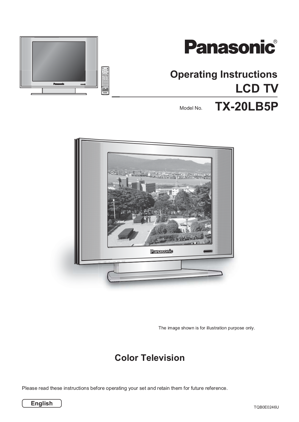 Panasonic TX-20LB5P User Manual